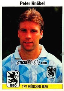 Cromo Peter Knäbel - German Football Bundesliga 1994-1995 n. 323 - Panini