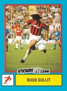 Cromo Ruud Gullit - Supercampioni 1988
 n. 24 - Vallardi