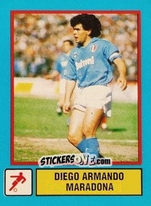 Cromo Diego Armando Maradona - Supercampioni 1988
 n. 26 - Vallardi