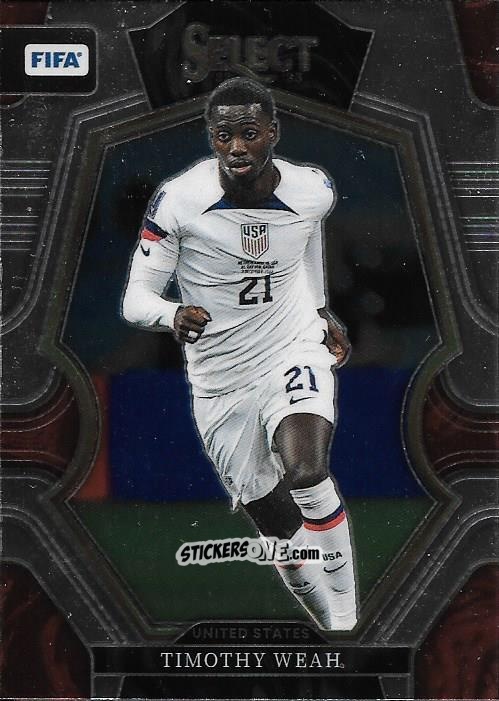 Cromo Timothy Weah - Select FIFA Soccer 2022-2023
 n. 186 - Panini
