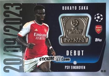 Figurina Bukayo Saka - UEFA Champions League & Europa League 2023-2024. Match Attax Extra
 n. DR-BS - Topps