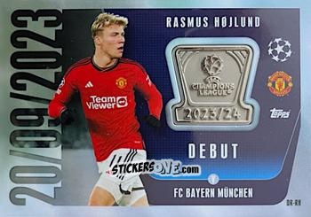 Figurina Rasmus Højlund - UEFA Champions League & Europa League 2023-2024. Match Attax Extra
 n. DR-RH - Topps