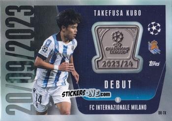 Figurina Takefusa Kubo - UEFA Champions League & Europa League 2023-2024. Match Attax Extra
 n. DR-TK - Topps