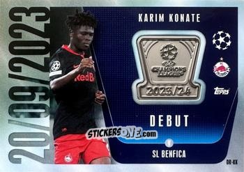 Cromo Karim Konaté - UEFA Champions League & Europa League 2023-2024. Match Attax Extra
 n. DR-KK - Topps