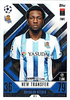 Figurina Sheraldo Becker - UEFA Champions League & Europa League 2023-2024. Match Attax Extra
 n. NT4 - Topps