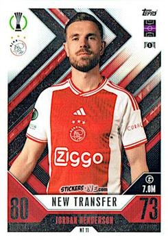 Sticker Jordan Henderson - UEFA Champions League & Europa League 2023-2024. Match Attax Extra
 n. NT11 - Topps