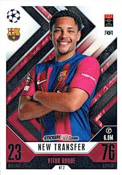 Sticker Vitor Roque - UEFA Champions League & Europa League 2023-2024. Match Attax Extra
 n. NT2 - Topps