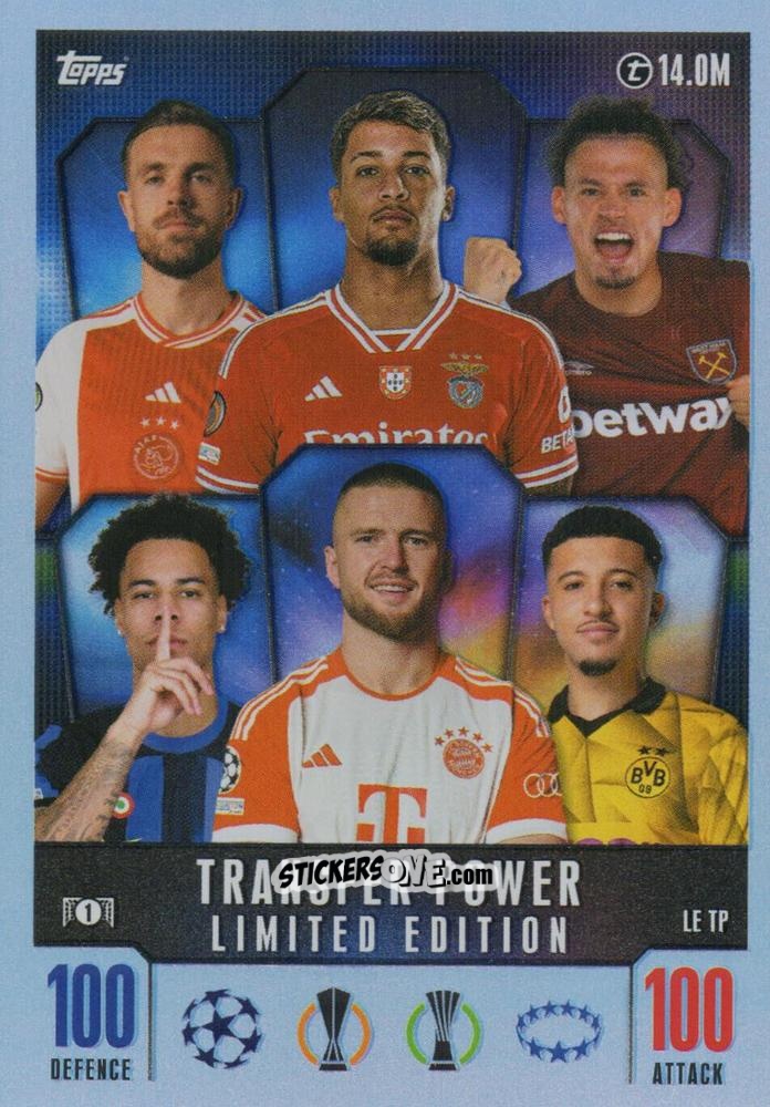 Sticker Transfer Power Limited Edition - UEFA Champions League & Europa League 2023-2024. Match Attax Extra
 n. LETP - Topps