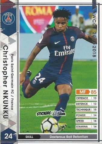 Figurina Christopher Nkunku - Sega World Club Champion Football 2017-2018
 n. A12 - Panini