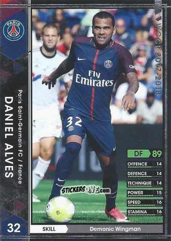 Cromo Daniel Alves - Sega World Club Champion Football 2017-2018
 n. 50 - Panini