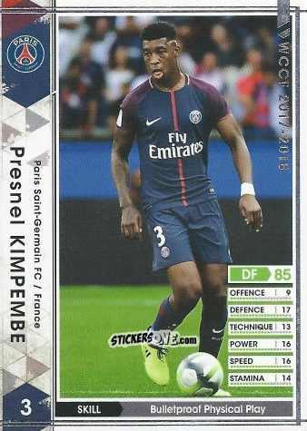 Figurina Presnel Kimpembe - Sega World Club Champion Football 2017-2018
 n. 51 - Panini