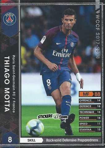 Figurina Thiago Motta - Sega World Club Champion Football 2017-2018
 n. 61 - Panini