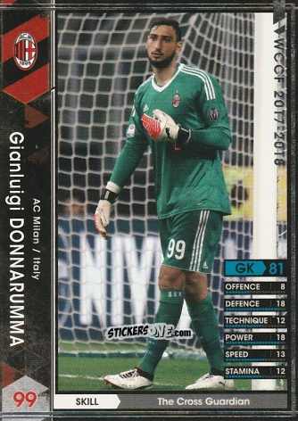 Sticker Gianluigi Donnarumma - Sega World Club Champion Football 2017-2018
 n. 97 - Panini