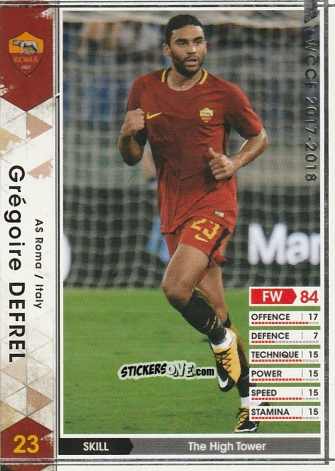 Cromo Grégoire Defrel - Sega World Club Champion Football 2017-2018
 n. 124 - Panini
