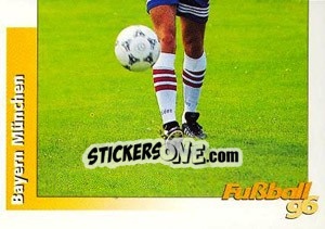 Sticker Marcus Babbel unten - German Football Bundesliga 1995-1996 n. 158 - Panini