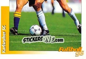 Cromo Manfred Bender unten - German Football Bundesliga 1995-1996 n. 214 - Panini