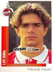 Sticker Patrick Weiser - German Football Bundesliga 1995-1996 n. 249 - Panini