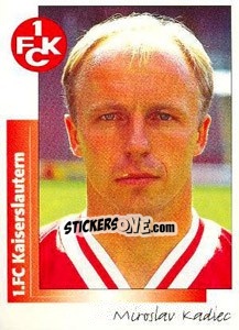 Sticker Miroslav Kadlec - German Football Bundesliga 1995-1996 n. 86 - Panini