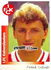 Cromo Frank Freiner - German Football Bundesliga 1995-1996 n. 96 - Panini