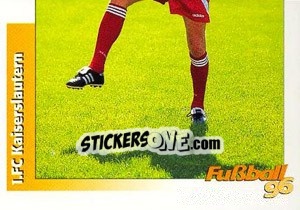 Sticker Miroslav Kadlec unten - German Football Bundesliga 1995-1996 n. 104 - Panini