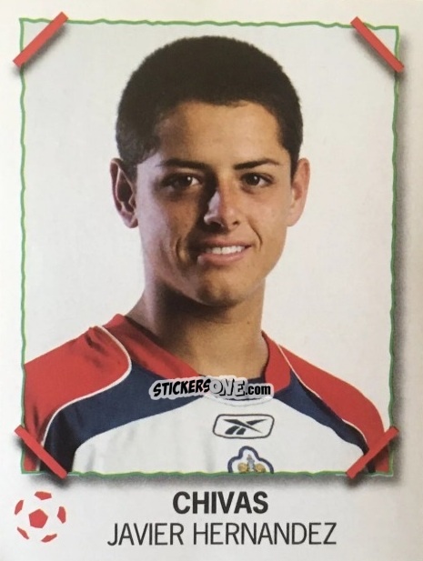Cromo Javier Hernandez - Super Futbol 2007
 n. 134 - Panini