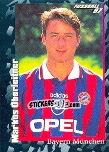 Sticker Markus Oberleitner - German Football Bundesliga 1996-1997 n. 39 - Panini