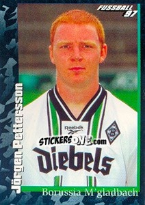 Sticker Jörgen Pettersson - German Football Bundesliga 1996-1997 n. 100 - Panini