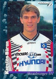 Cromo Karsten Bäron - German Football Bundesliga 1996-1997 n. 124 - Panini
