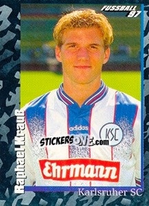 Cromo Raphael Krauß - German Football Bundesliga 1996-1997 n. 164 - Panini
