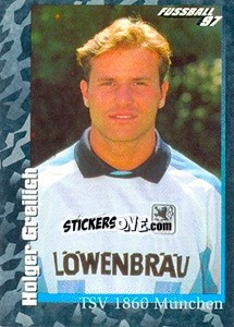 Sticker Holger Greilich - German Football Bundesliga 1996-1997 n. 187 - Panini