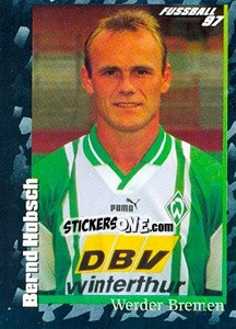 Figurina Bernd Hobsch - German Football Bundesliga 1996-1997 n. 226 - Panini