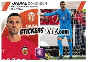 Figurina Jaume Doménech (4) - LaLiga 2023-2024
 n. 554 - Panini