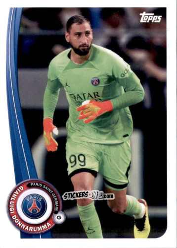 Sticker Gianluigi Donnarumma - Paris-Saint Germain Fan Set 2022-2023 n. PA-1 - Topps