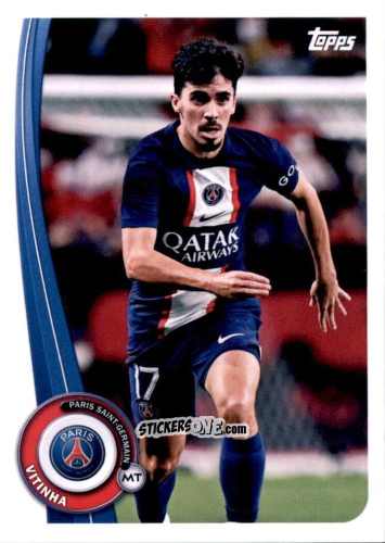 Cromo Vitinha - Paris-Saint Germain Fan Set 2022-2023 n. PA-16 - Topps