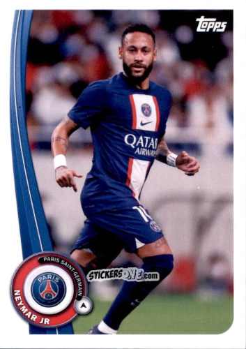 Figurina Neymar Jr - Paris-Saint Germain Fan Set 2022-2023 n. PA-18 - Topps
