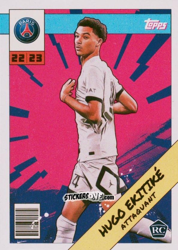 Figurina Hugo Ekitiké - Paris-Saint Germain Fan Set 2022-2023 n. PAH-4 - Topps