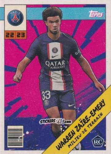 Sticker Warren Zaïre-Emery - Paris-Saint Germain Fan Set 2022-2023 n. PAH-5 - Topps