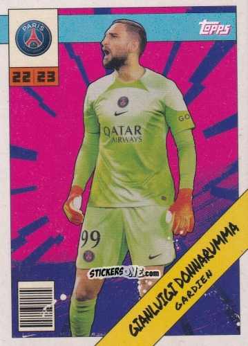 Sticker Gianluigi Donnarumma - Paris-Saint Germain Fan Set 2022-2023 n. PAH-7 - Topps