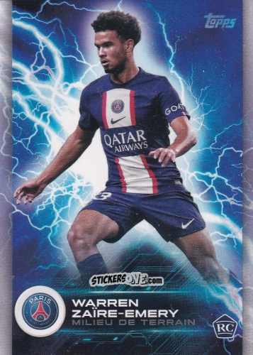 Sticker Warren Zaïre-Emery - Paris-Saint Germain Fan Set 2022-2023 n. PAS-1 - Topps