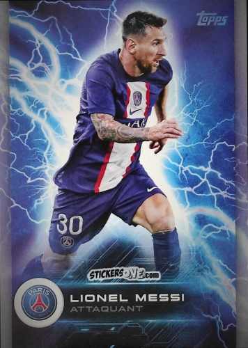 Cromo Lionel Messi - Paris-Saint Germain Fan Set 2022-2023 n. PAS-4 - Topps