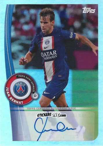 Figurina Juan Bernat - Paris-Saint Germain Fan Set 2022-2023 n. BA-JB - Topps