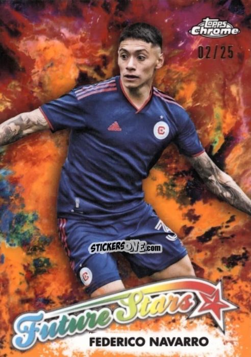 Sticker Federico Navarro - Chrome MLS 2023
 n. FS-19 - Topps