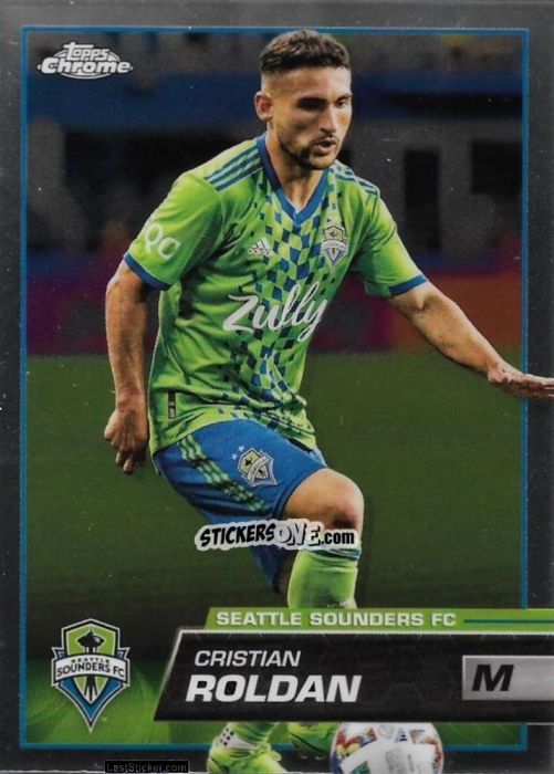 Sticker Cristian Roldan - Chrome MLS 2023
 n. 124 - Topps