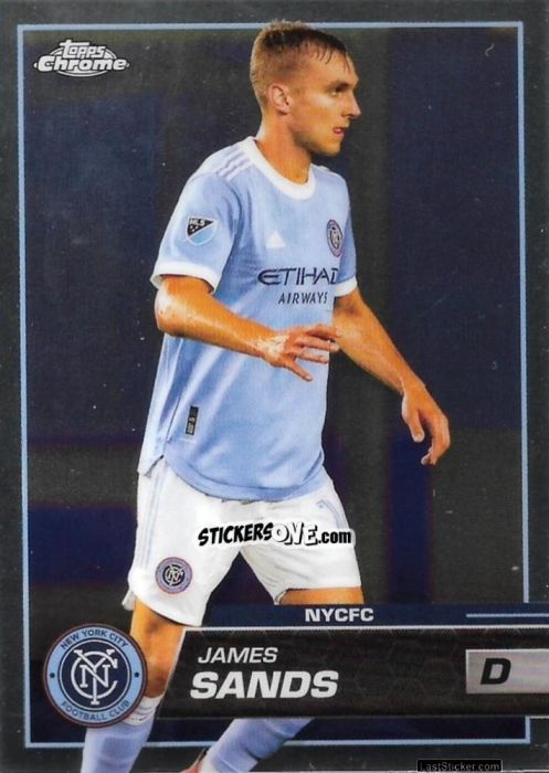 Sticker James Sands - Chrome MLS 2023
 n. 150 - Topps
