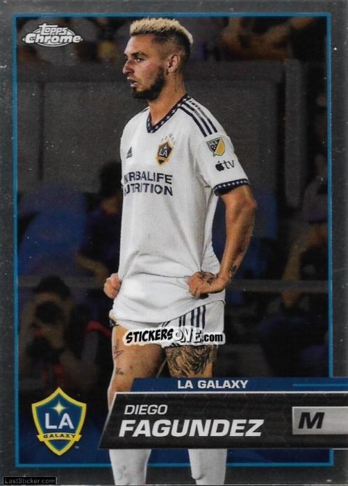 Figurina Diego Fagundez - Chrome MLS 2023
 n. 189 - Topps