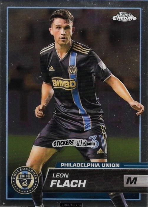 Sticker Leon Flach - Chrome MLS 2023
 n. 12 - Topps