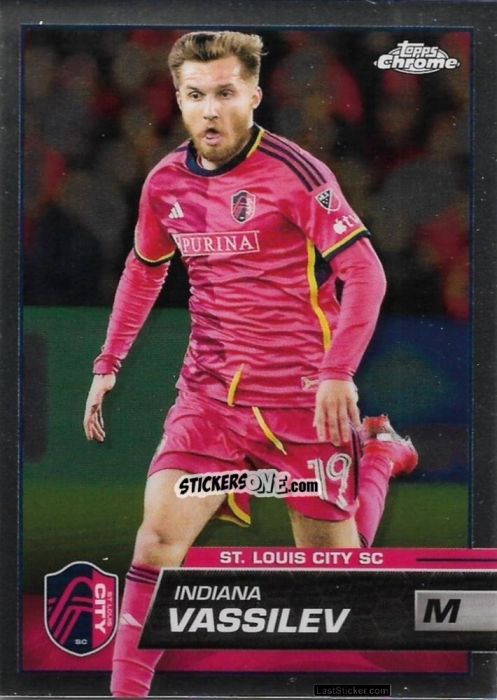 Sticker Indiana Vassilev - Chrome MLS 2023
 n. 23 - Topps