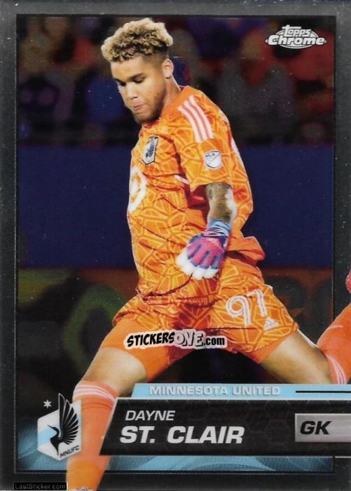 Sticker Dayne St. Clair - Chrome MLS 2023
 n. 25 - Topps