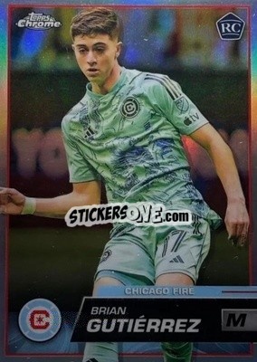 Sticker Brian Gutiérrez - Chrome MLS 2023
 n. 29b - Topps