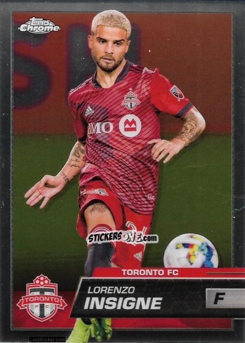 Sticker Lorenzo Insigne - Chrome MLS 2023
 n. 44 - Topps